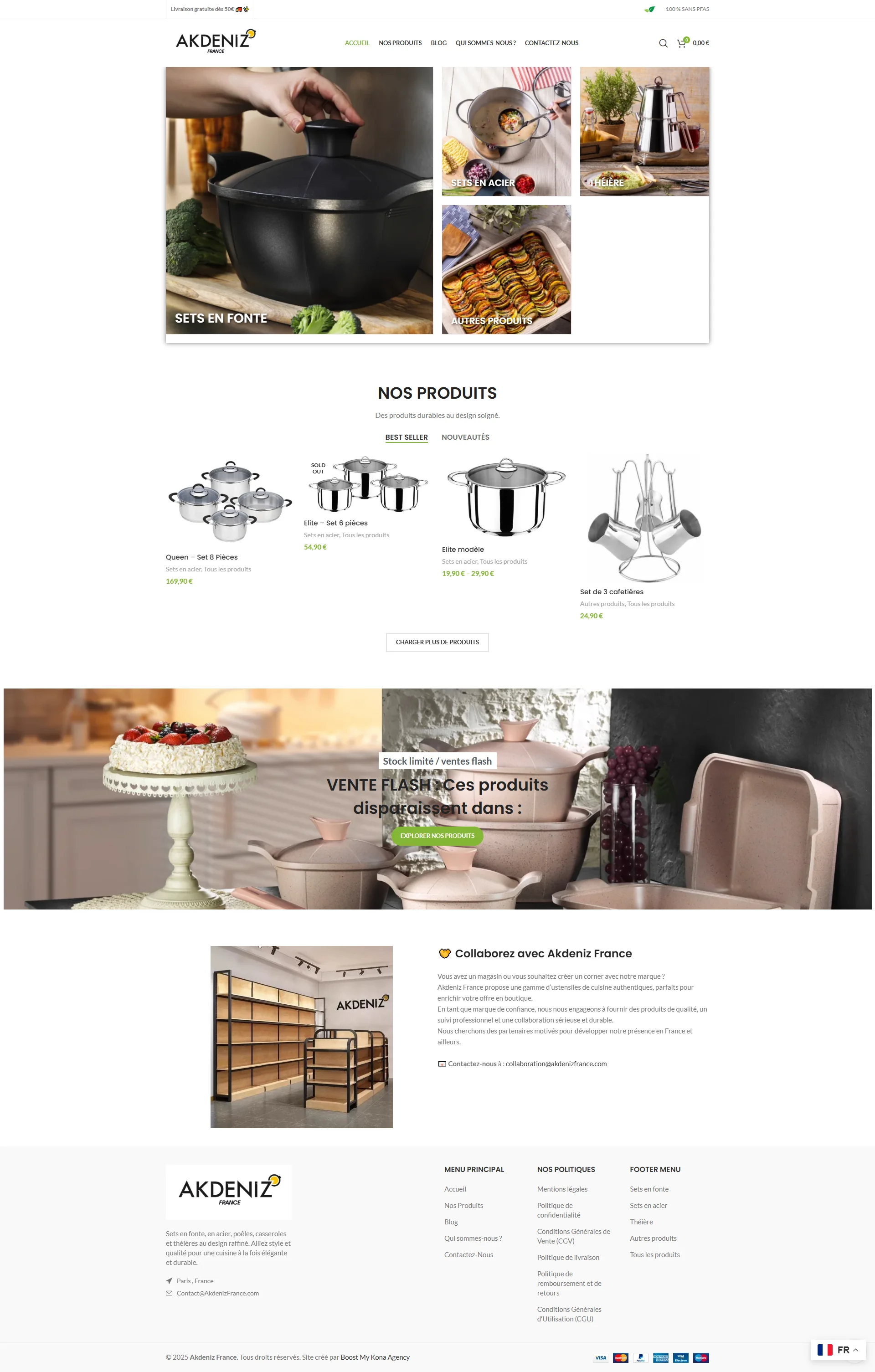 Capture d'écran du projet Akdeniz France