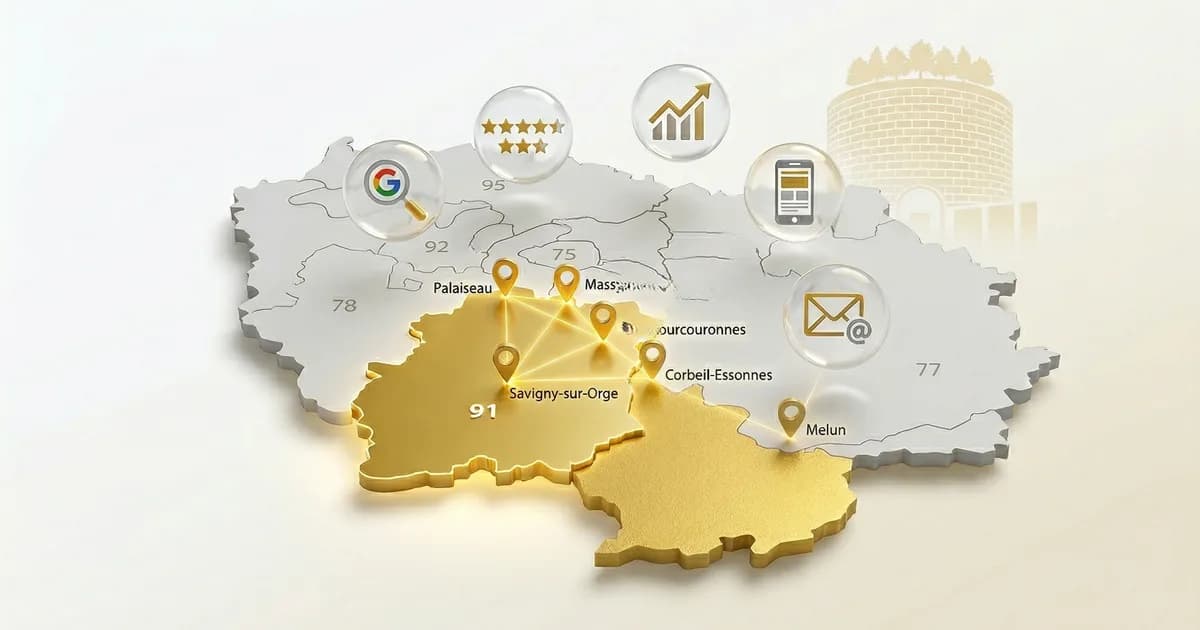 Création site internet 91 : guide complet Essonne 2026