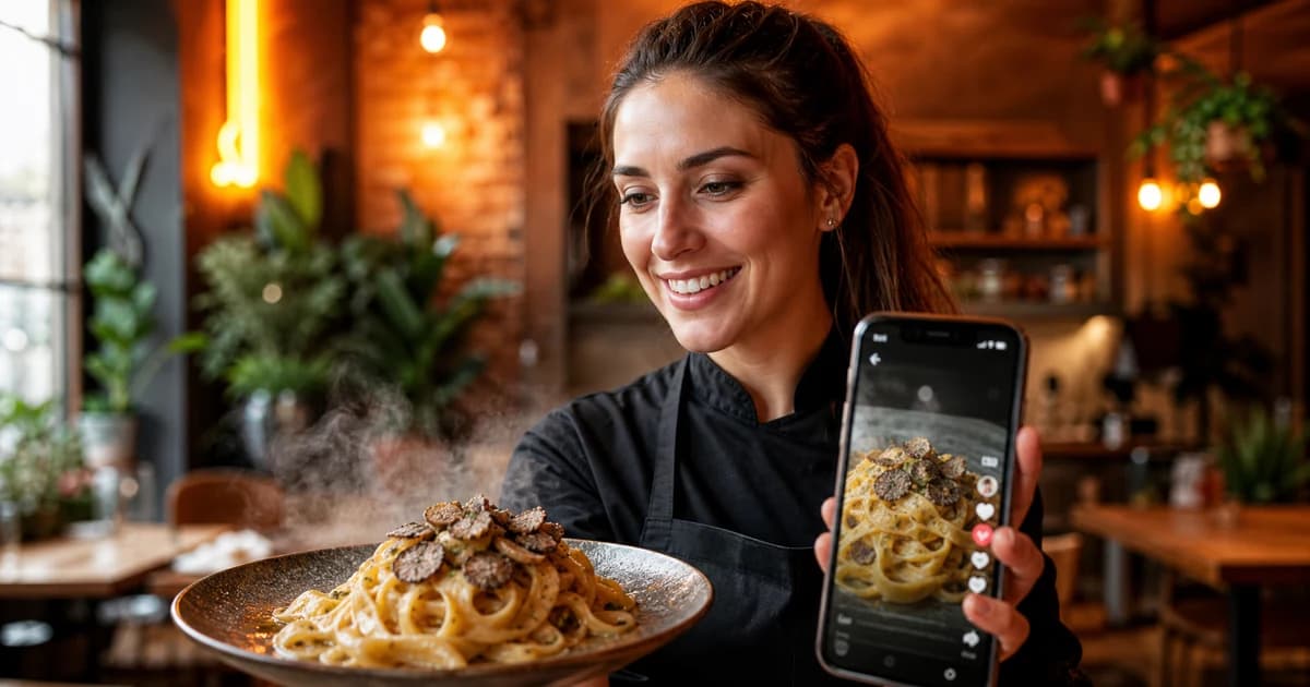 Réseaux sociaux pour restaurant : la machine à clients que TikTok et Instagram offrent en 2026